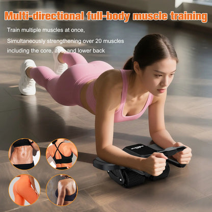 Abdominal exercise machine, ab wheel, automatic rebound.